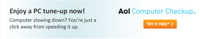 Enjoy a PC tune-up now! - Computer slowing down? You're just a click away from speeding it up.