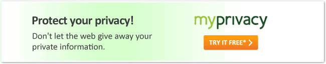 MyPrivacy - Don't let the web give away your private information.