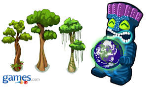 Grow a tree in Tiki Resort with the Earth Day Charm