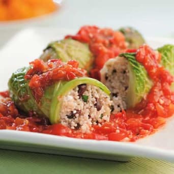 Image of Mediterranean Couscous Cabbage Rolls, Kitchen Daily