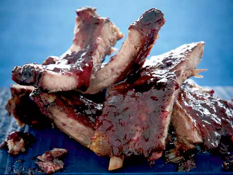 Blueberry-Glazed Ribs