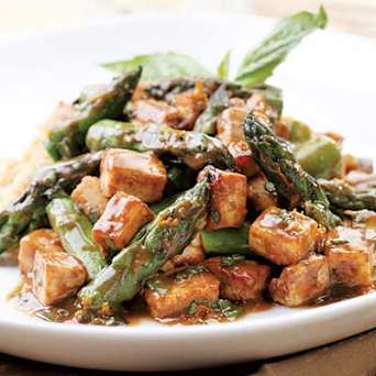 Savory Orange-Roasted Tofu & Asparagus