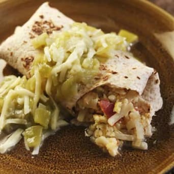 Image of Smothered Green Chile Breakfast Burritos, Kitchen Daily