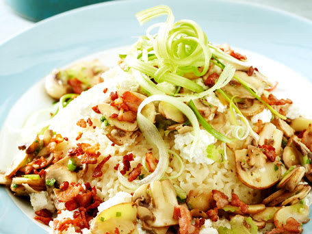 Image of Easy Baked Risotto With Mushroom And Celery Salad, Kitchen Daily