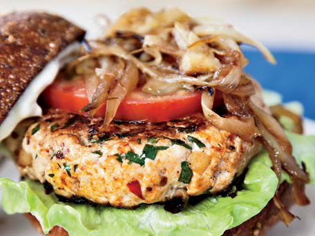 Image of Michelle's Turkey Burgers With Lemon Mayonnaise, Kitchen Daily