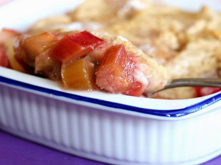 Image of Rhubarb Cobbler, Kitchen Daily