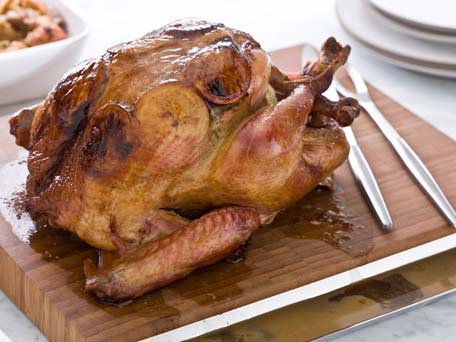 Image of Turkey With Orange-thyme Butter And Fennel And Bacon Stuffing, Kitchen Daily