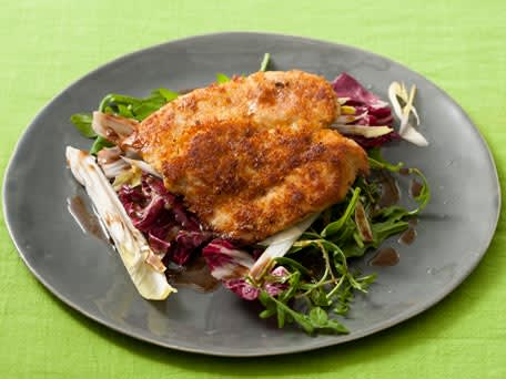 Image of Turkey Scallopini With Three Colored Salad, Kitchen Daily