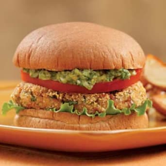 Image of Bean Burgers With Spicy Guacamole, Kitchen Daily