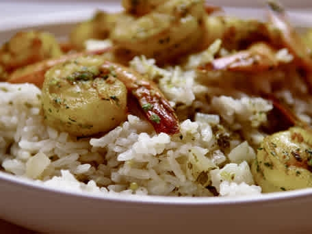 Shrimp Biryani (Indian Shrimp and Rice)