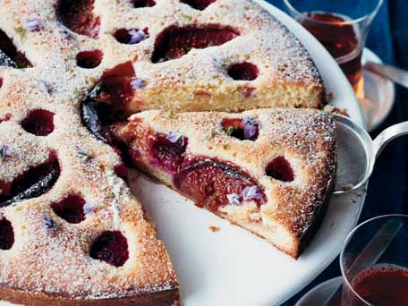 Raspberry-and-Fig Cake