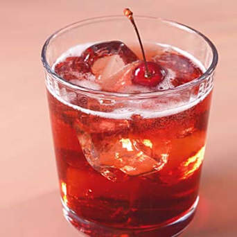 Bourbon-Cherry Seltzers