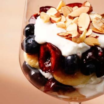 Image of Individual Cherry-blueberry Trifles, Kitchen Daily