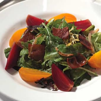 Image of Spring Salad With Beets, Prosciutto & Creamy Onion Dressing, Kitchen Daily