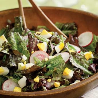 Image of Mixed Lettuce Salad With Cucumber Herb Vinaigrette, Kitchen Daily