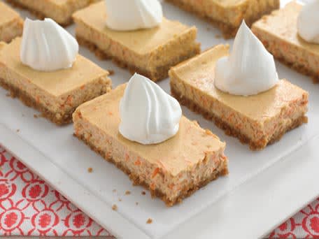 Image of Carrot Cheesecake Bars, Kitchen Daily