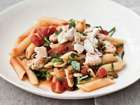 Image of Penne Rigate With Spicy Braised Swordfish, Kitchen Daily