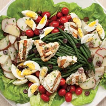 Image of Grilled Halibut Salad NiÃ§oise, Kitchen Daily