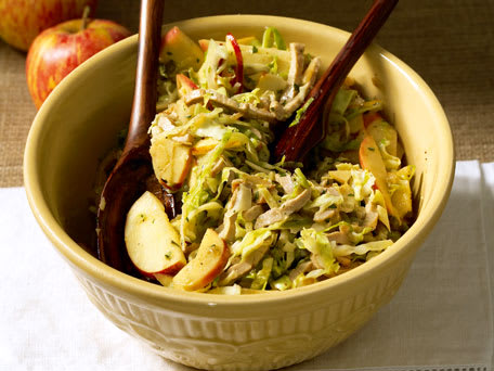 Image of Warm Cabbage And Apple Salad With Shredded Pork, Kitchen Daily