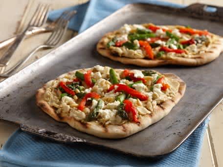 Mediterranean Grilled Pizza