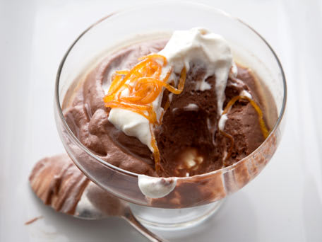 Dark Chocolate Mousse with Candied Orange
