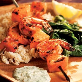 Image of South Indian Shrimp Kebabs With Cilantro Sauce, Kitchen Daily