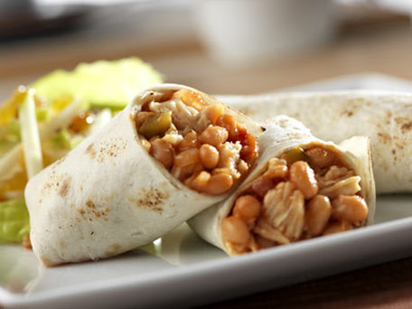 Image of Chicken And Bean Burritos, Kitchen Daily