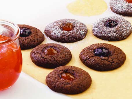 Image of Chocolate Thumbprint Cookies, Kitchen Daily