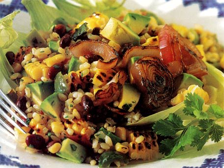 Image of Grilled Corn Salad With Black Beans & Rice, Kitchen Daily