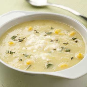 Image of Golden Summer Squash & Corn Soup, Kitchen Daily
