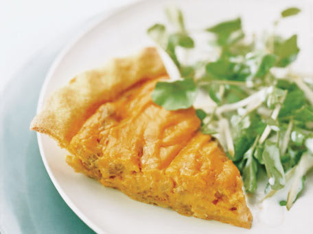 Image of Andouille And Sweet Potato Pie With Tangy Apple Salad, Kitchen Daily