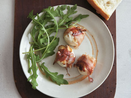 Broiled Bocconcini di Pura Capra Wrapped in Speck