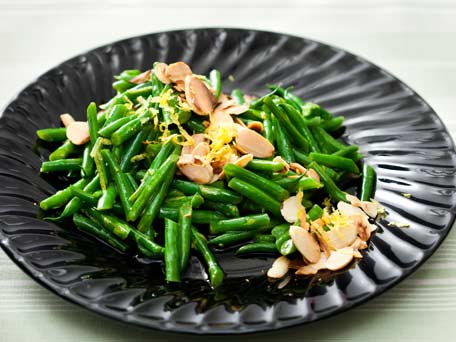 Lemon Green Beans with Almonds