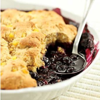 Image of Double Corn-blueberry Cobbler, Kitchen Daily