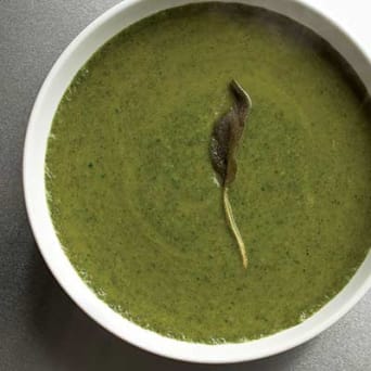 Image of Green Soup With Yams & Sage, Kitchen Daily