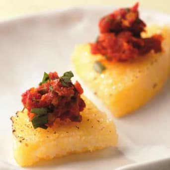 Image of Polenta Wedges With Tomato Tapenade, Kitchen Daily