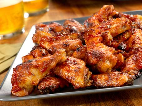 Picante-Glazed Chicken Wings