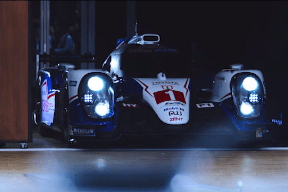 Toyota showcases Le Mans racer by cooking breakfast