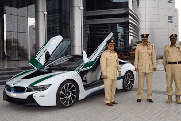 Dubai police take delivery of BMW i8