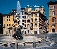 Hotel Barocco - Rome, Italy - Exterior View from Barberini Square