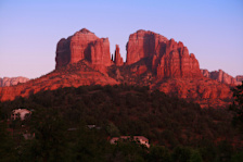 USA Arizona Sedona Cathedral Rocks fen