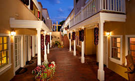 Hotel Chimayo de Santa Fe - Santa Fe, New Mexico - Courtyard of Hotel Chimayo