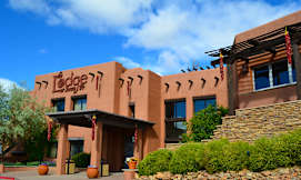 The Lodge at Santa Fe - Santa Fe, New Mexico - Courtyard and Santa Fe View