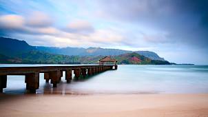 Hanalei Bay and Pier