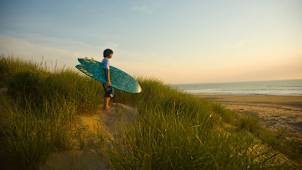 Young Surfer