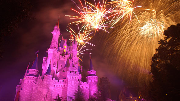 walt disney world castle fireworks. Walt Disney World Photos 4 of
