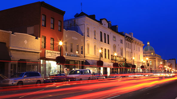 M Street in Georgetown