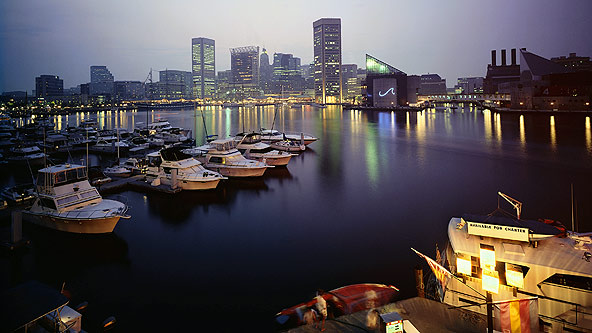 Skyline and Inner Harbor