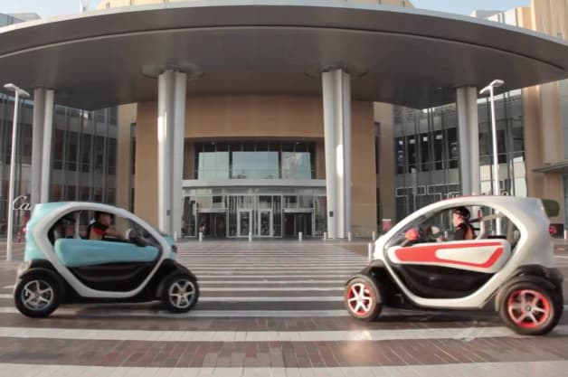 Renault Twizy at The Dubai Mall