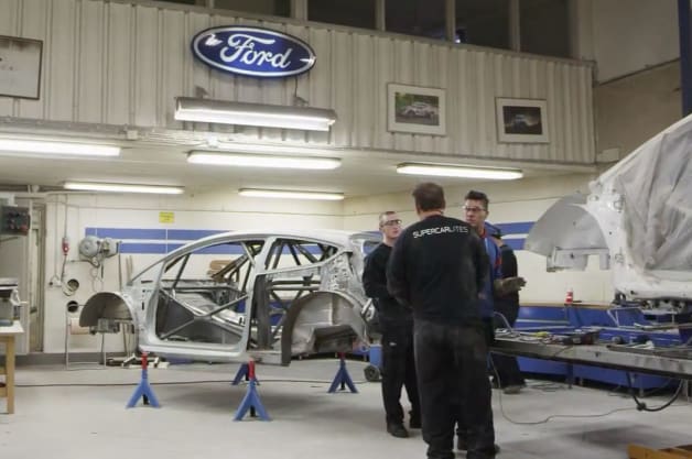 Ford Oldsberg MSE Rally Shop tour